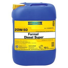 Моторное масло RAVENOL Formel Diesel Super SAE 20W-50 (10л)