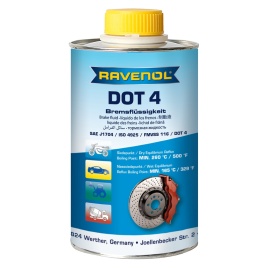Тормозная жидкость RAVENOL DOT-4 (0,25л)
