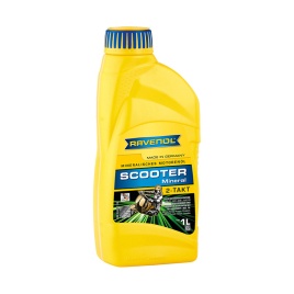 Моторное масло для 2-Такт скутеров RAVENOL Scooter 2-Takt Mineral (1л)