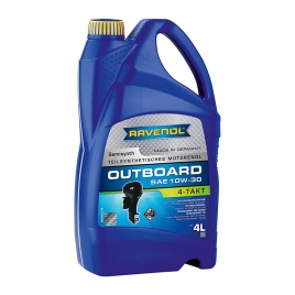 Моторное масло для 4-T лод.моторов RAVENOL Outboardoel 4T SAE 10W-30 (4л)