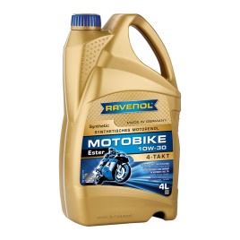 Моторное масло RAVENOL Motobike 4-T Ester SAE 10W-30 (4л)