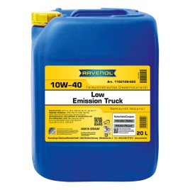 Моторное масло RAVENOL Low Emission Truck SAE 10W-40 (20л)