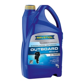 Моторное масло для 2Т лод.моторов RAVENOL Outboardoel 2T Mineral (5л)