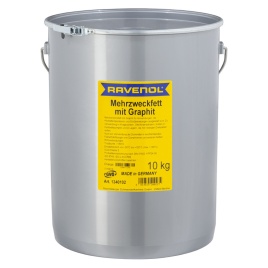 Смазка с графитом RAVENOL Mehrzweckfett m. Graphit (10кг)