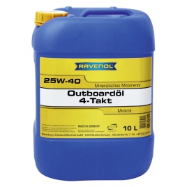 Моторное масло RAVENOL Outboardoel 4T SAE 25W-40 (10л)