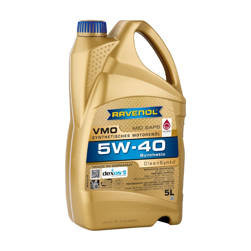 Моторное масло RAVENOL VMO SAE 5W-40 (5л) фото 1