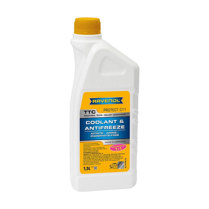 Антифриз концентрированный RAVENOL TTC Concentrate Protect C11 (1,5л) фото 1