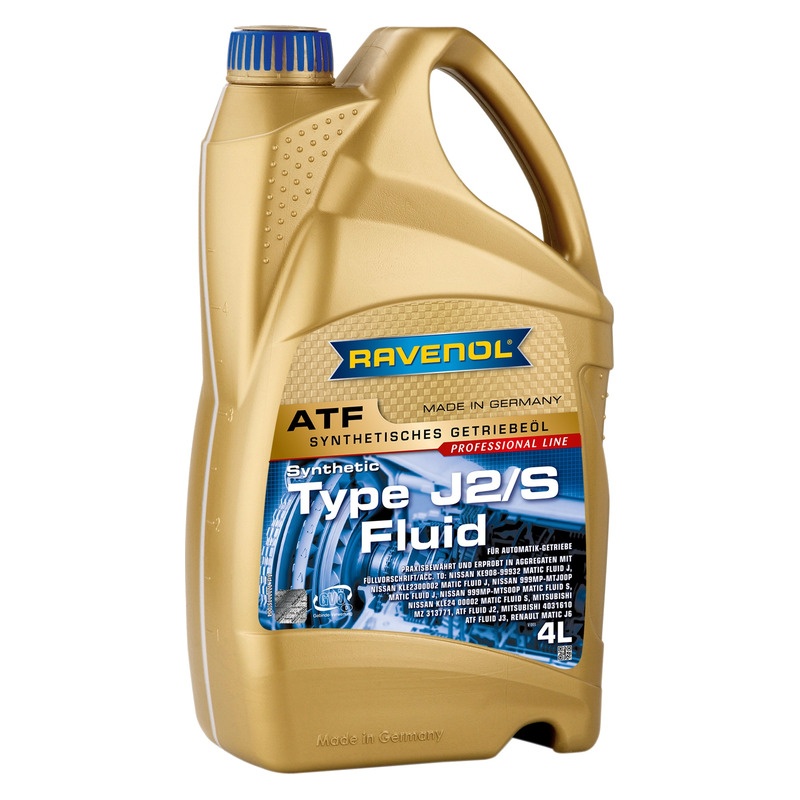 Трансмиссионное масло RAVENOL ATF J2/S (4л) фото 1