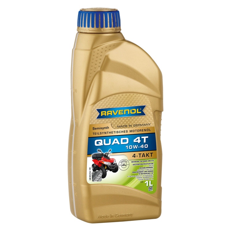 Моторное масло RAVENOL QUAD 4T SAE 10W-40 (1л) фото 1