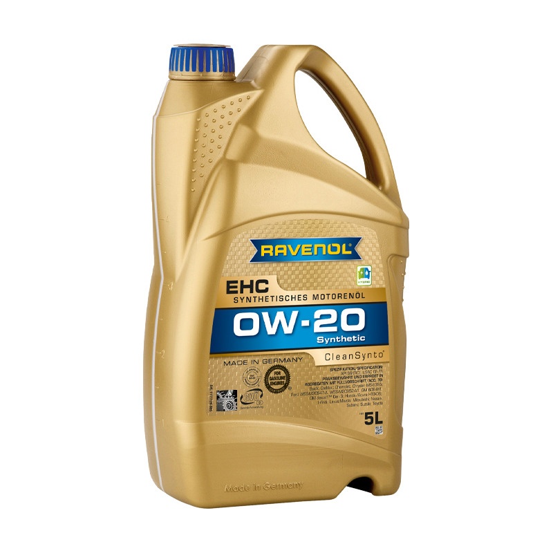 Моторное масло RAVENOL EHC SAE 0W-20 (5л) фото 1