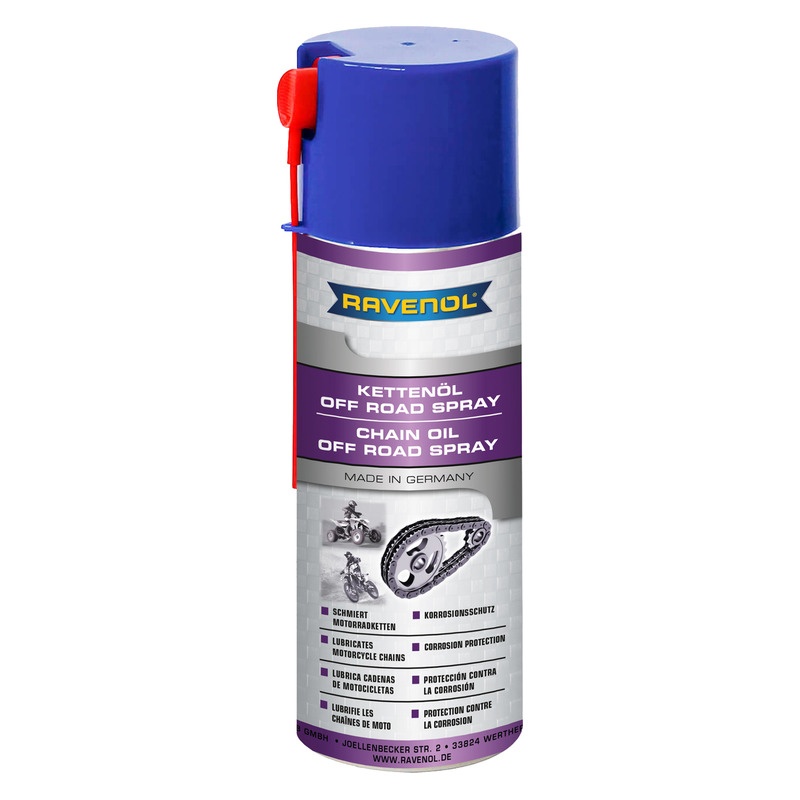 Смазка для цепей RAVENOL Kettenoel Off Road Spray (0,4л) фото 1
