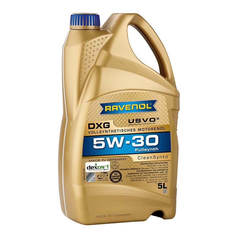 Моторное масло RAVENOL DXG SAE 5W-30 (5л) фото 1