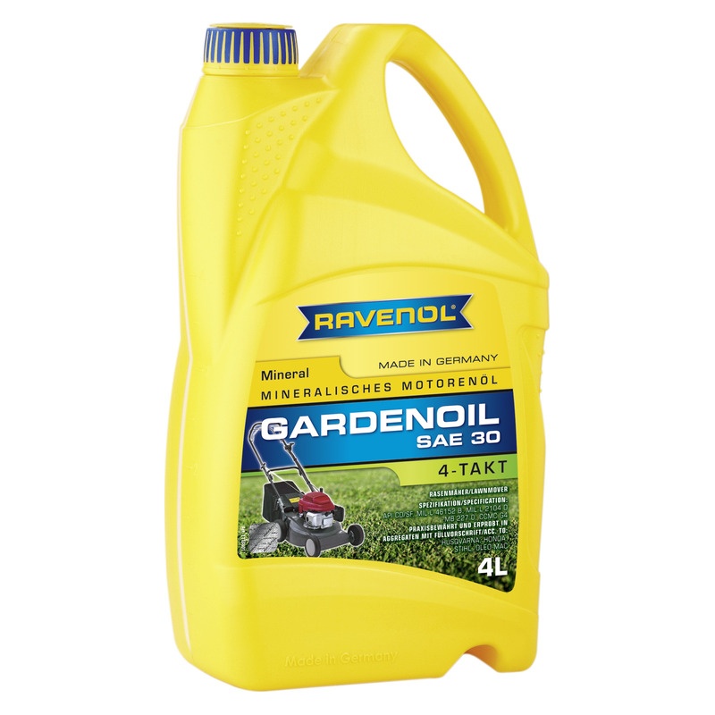 Моторное масло RAVENOL 4-Takt Gardenoil HD 30 (4л) фото 1