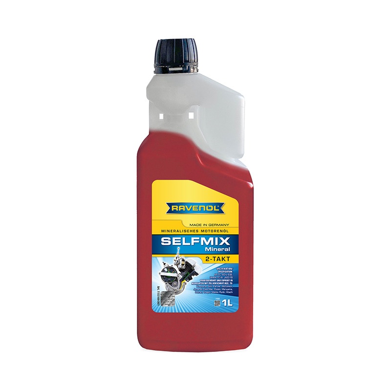 Моторное масло для 2-Такт RAVENOL Selfmix 2T с дозатором (1л) фото 1