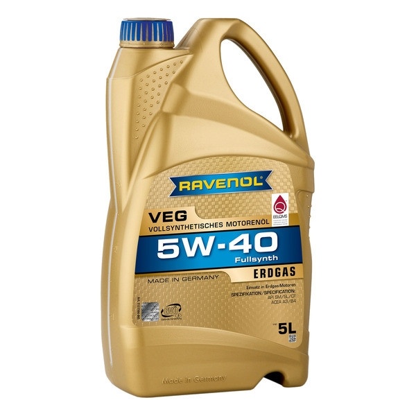 Моторное масло RAVENOL VEG SAE 5W-40 (5л) фото 1