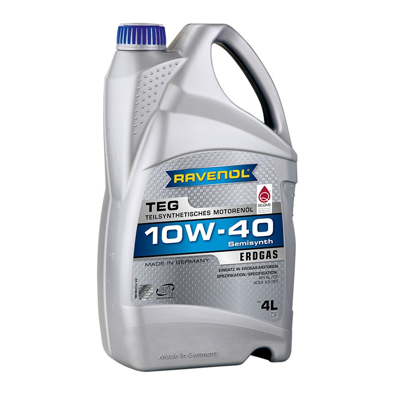 Моторное масло RAVENOL TEG 10W-40 (4л) фото 1