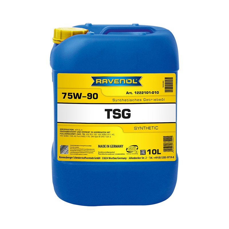 Трансмиссионное масло RAVENOL TSG SAE 75W-90 GL-4 (10л) фото 1