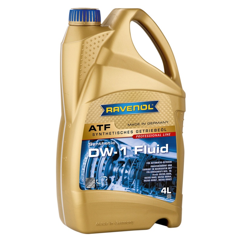 Трансмиссионное масло RAVENOL ATF DW-1 Fluid (4л) фото 1
