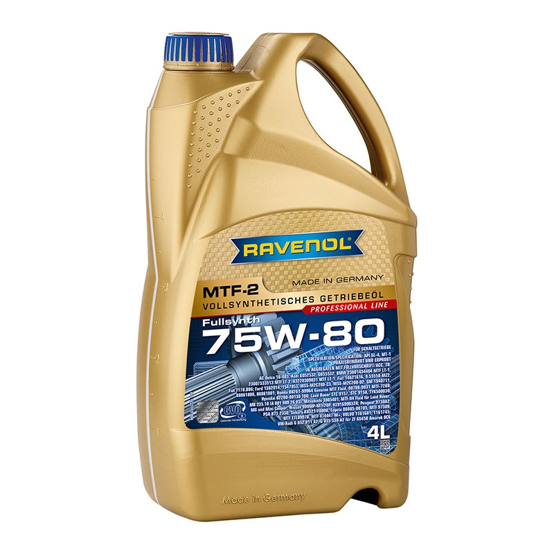 Трансмиссионное масло RAVENOL MTF-2 SAE 75W-80 (4л) фото 1