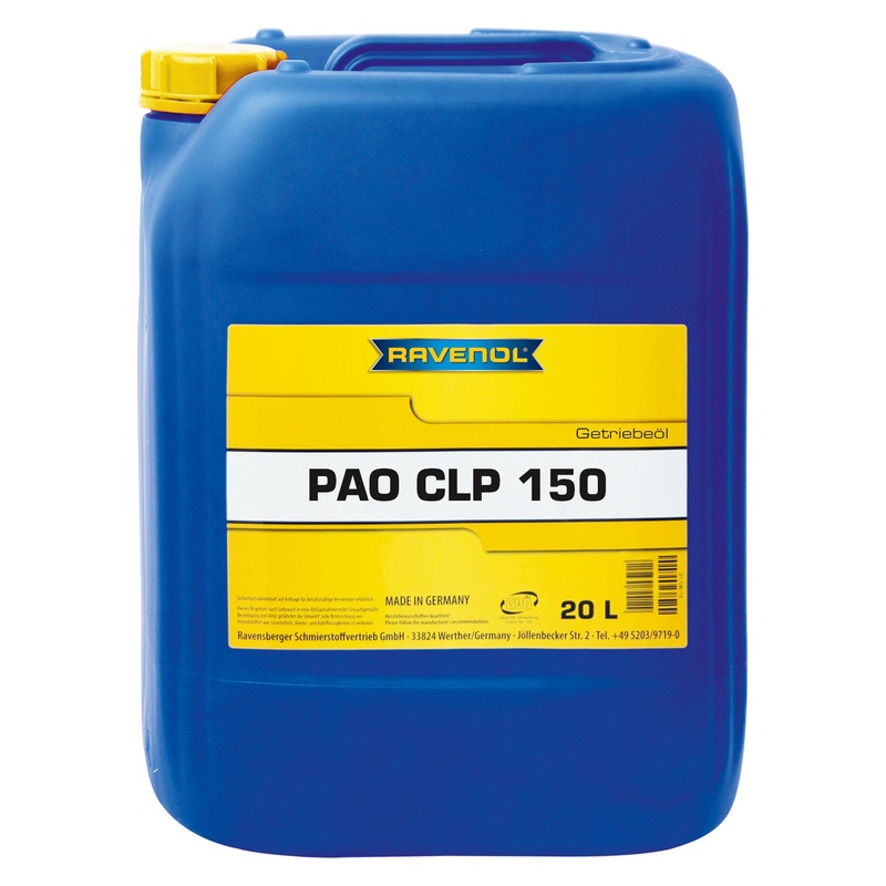 Трансмиссионное масло RAVENOL Getriebeoel PAO CLP 150 (20л) фото 1