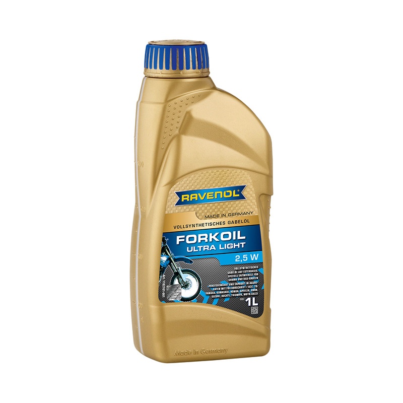 Вилочное масло RAVENOL FORKOIL Ultra Light 2,5W (1л) фото 1
