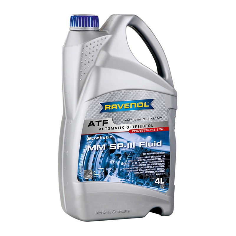 Трансмиссионное масло RAVENOL ATF MM SP-III Fluid (4л) фото 1