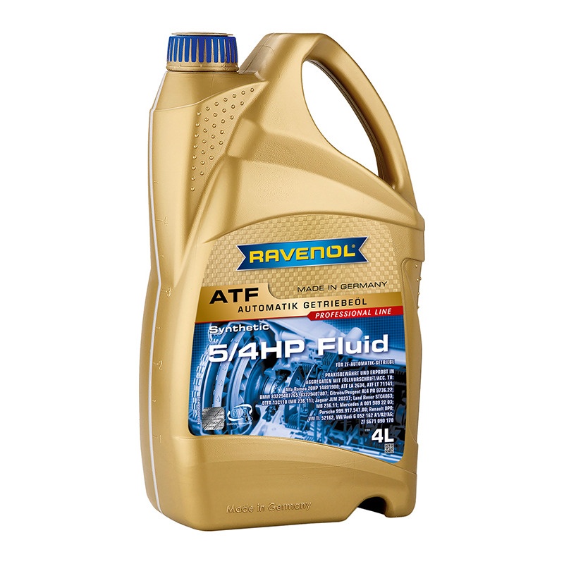 Трансмиссионное масло RAVENOL ATF 5/4 HP Fluid (4л) фото 1