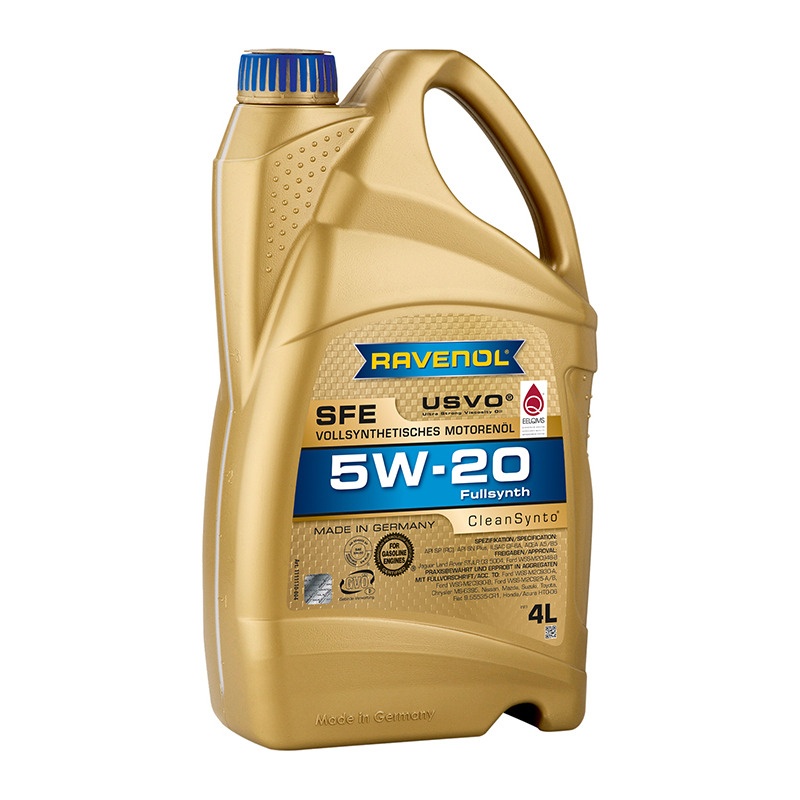 Моторное масло RAVENOL Super Fuel Economy SFE SAE 5W-20 (4л) фото 1