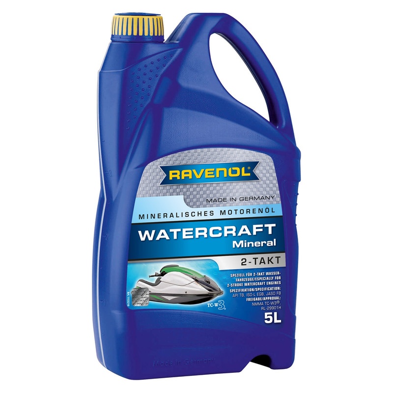 Моторное масло для 2-Такт RAVENOL WATERCRAFT Mineral 2-Takt (5л) фото 1