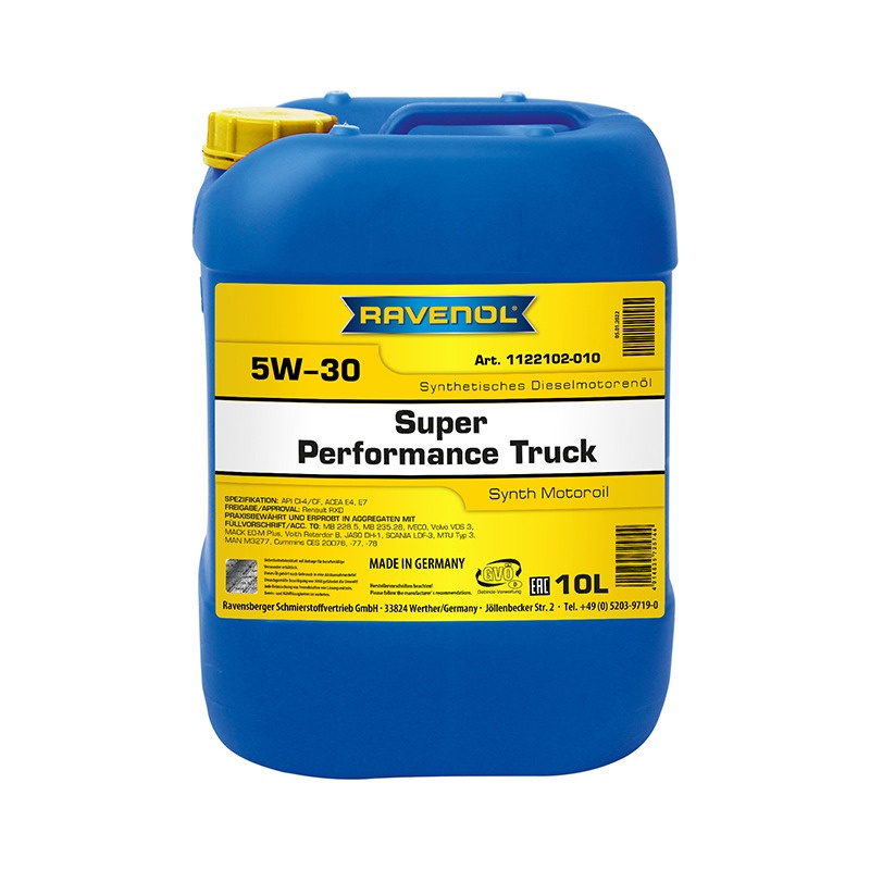 Моторное масло RAVENOL Super Performance Truck SAE 5W-30 (10л) фото 1