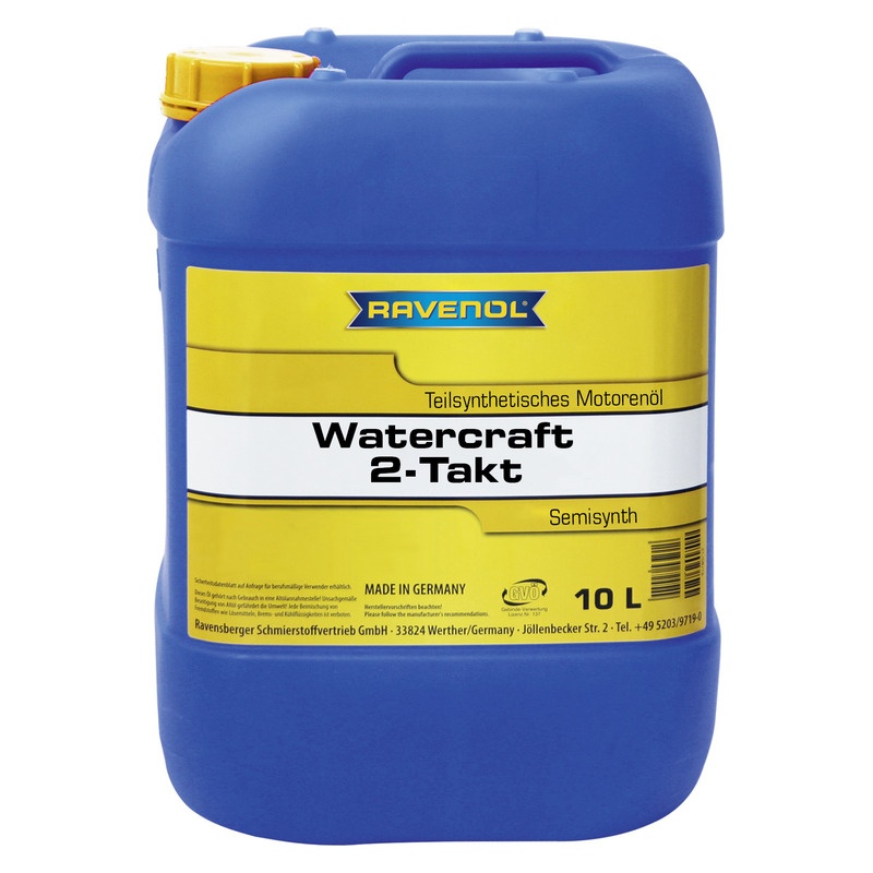 Моторное масло для 2-Такт RAVENOL WATERCRAFT Teilsynth. 2-Takt (10л) фото 1