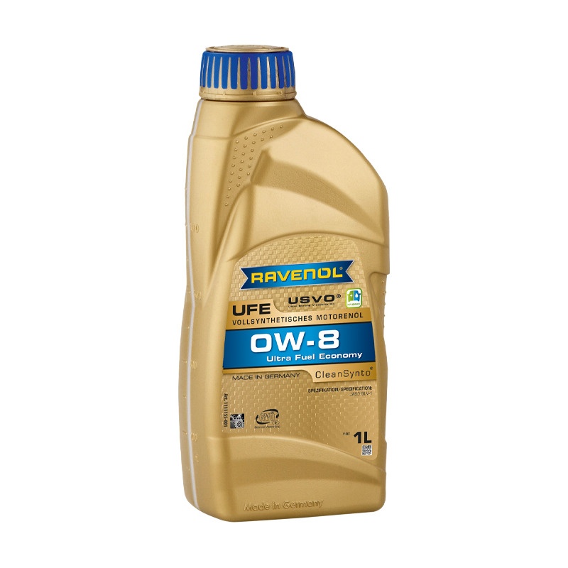 Моторное масло RAVENOL UFE Ultra Fuel Economy SAE 0W-8 (1л) фото 1
