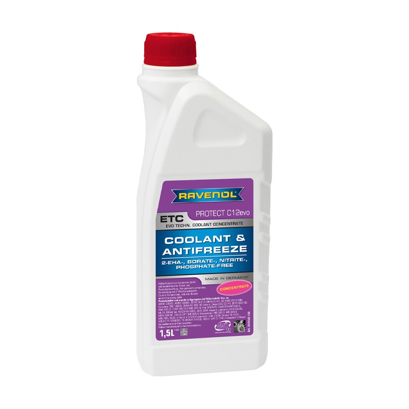 Антифриз RAVENOL ETC Concentrate Protect C12evo (1,5л) фото 1