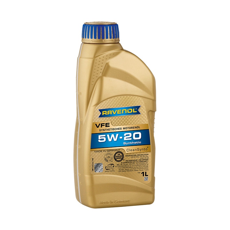 Моторное масло RAVENOL VFE SAE 5W-20 (1л) фото 1
