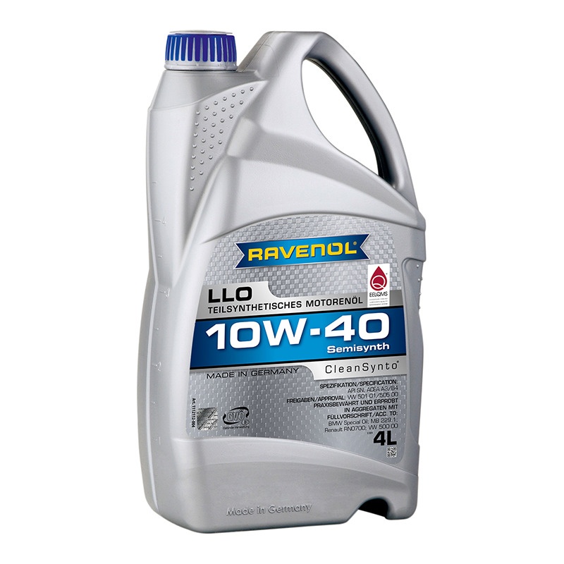 Моторное масло RAVENOL LLO SAE 10W-40 (4л) фото 1