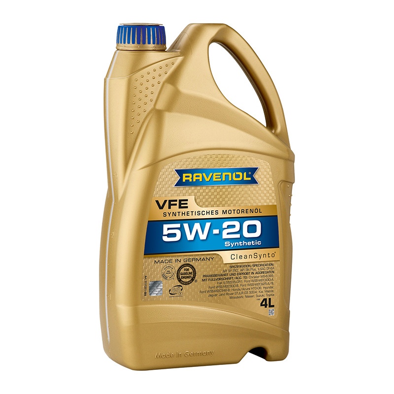 Моторное масло RAVENOL VFE SAE 5W-20 (4л) фото 1