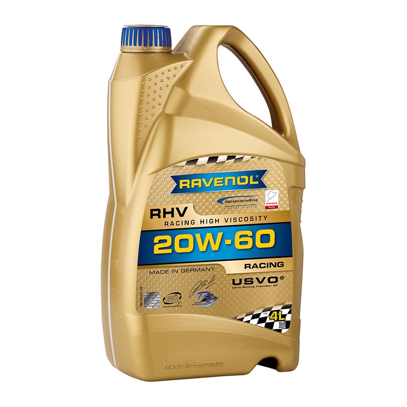 Моторное масло RAVENOL RHV Racing High Viscosity SAE 20W-60 (4л) фото 1
