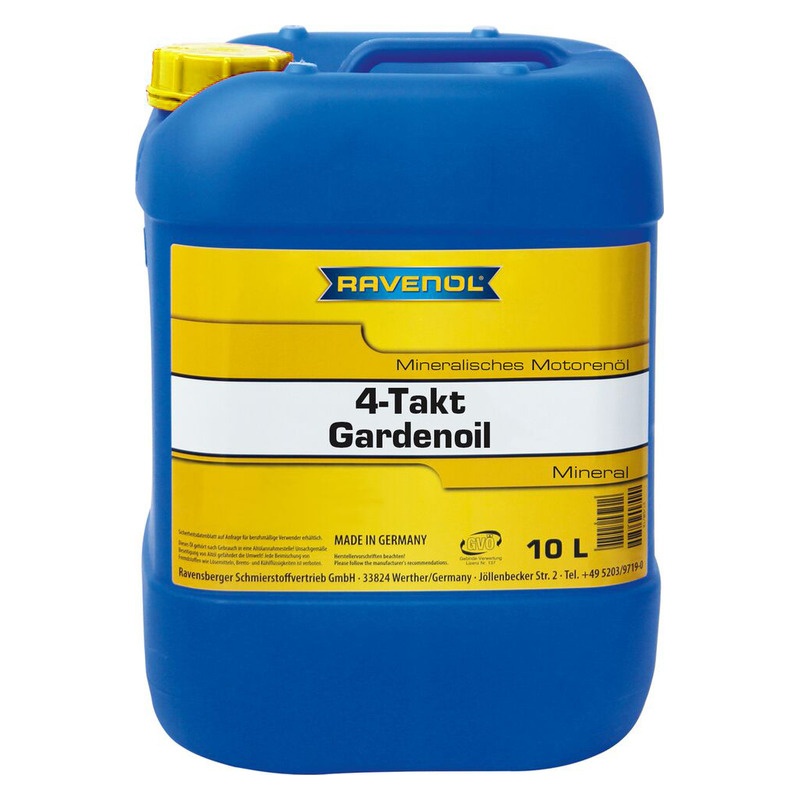 Моторное масло RAVENOL 4-Takt Gardenoil HD 30 (10л) фото 1