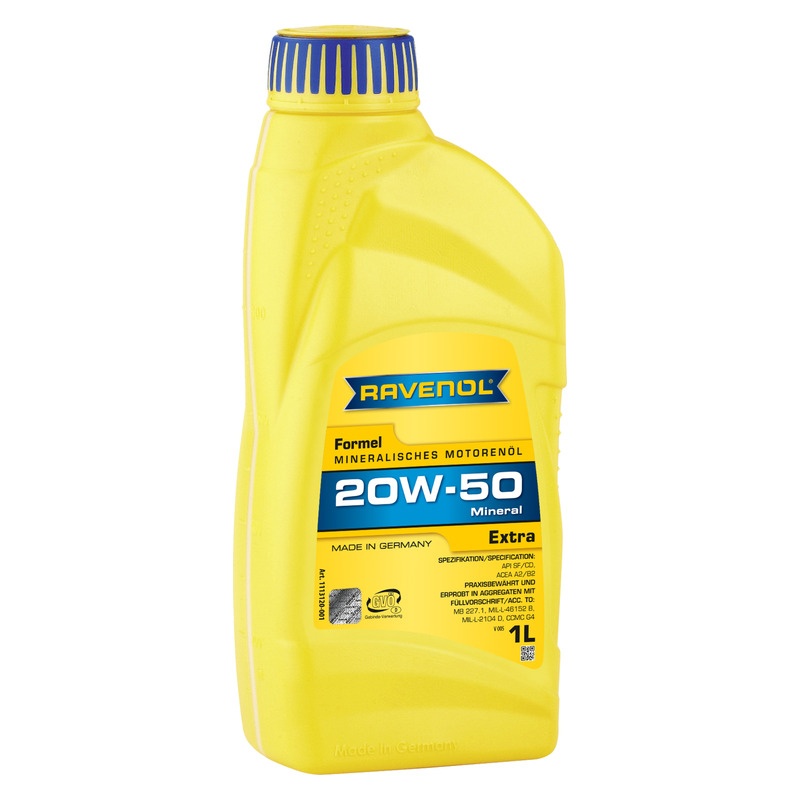 Моторное масло RAVENOL Formel Extra SAE 20W-50 (1л) фото 1