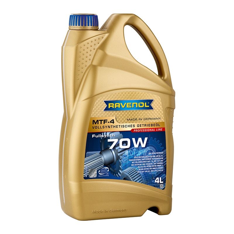 Трансмиссионное масло RAVENOL MTF-4 SAE 70W  (4л) фото 1
