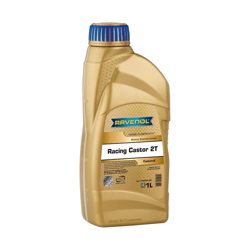 Моторное масло для 2-Такт картов RAVENOL Racing Castor 2T (1л) фото 1