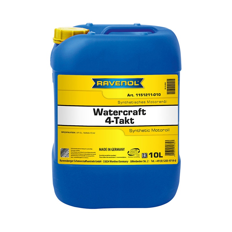 Моторное масло для 4-Такт RAVENOL WATERCRAFT 4-Takt (10л) фото 1