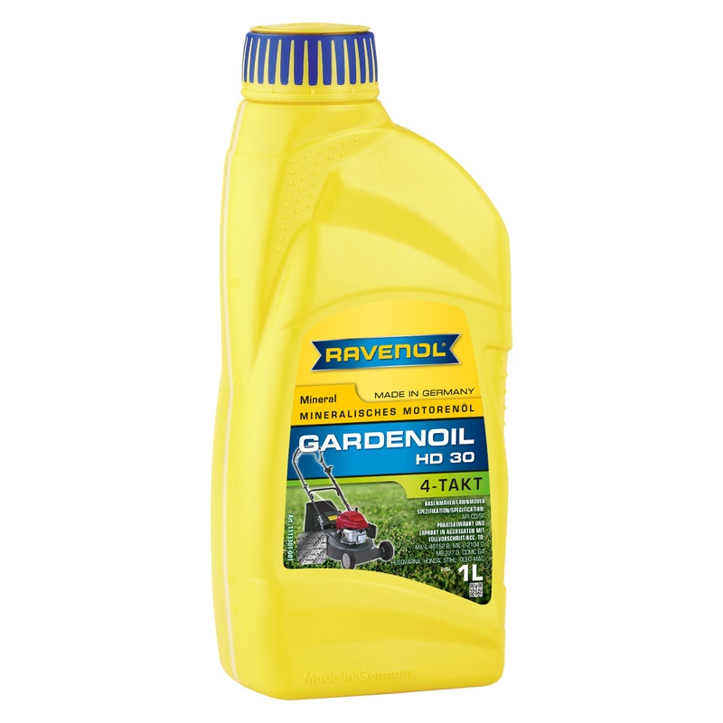 Моторное масло RAVENOL 4-Takt Gardenoil HD 30 (1л) фото 1